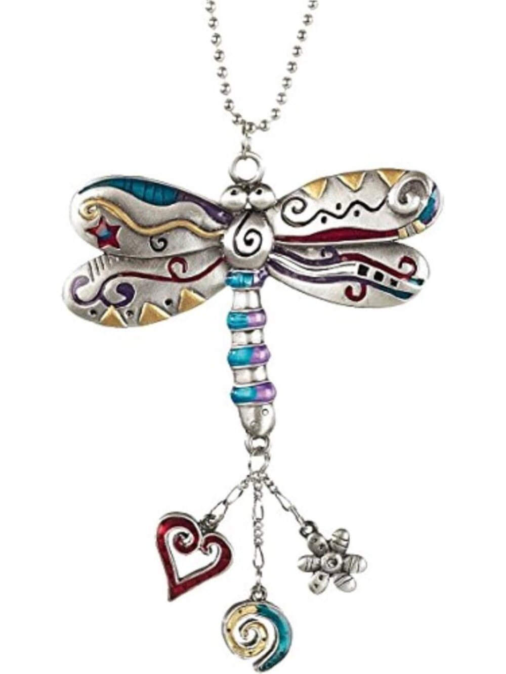Dragon Fly Color Car Charm by